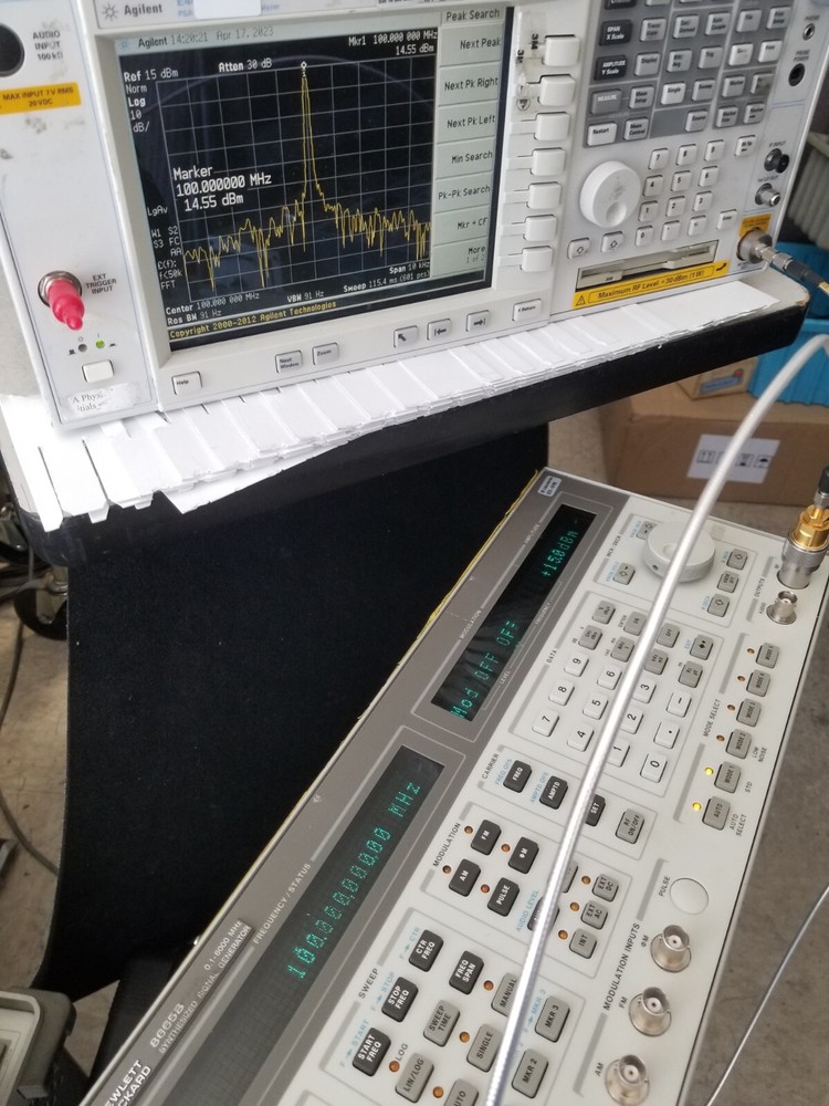 HP8665B RF Generator 6 GHZ NO ERRORS!!! AM/FM/Phase/Pulse/Sweep