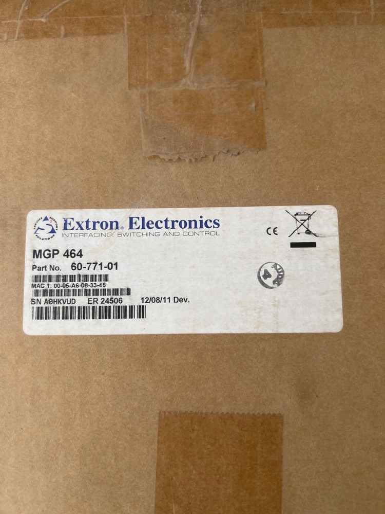 Extron MGP 464 Multi-Graphic Processor 60-771-01