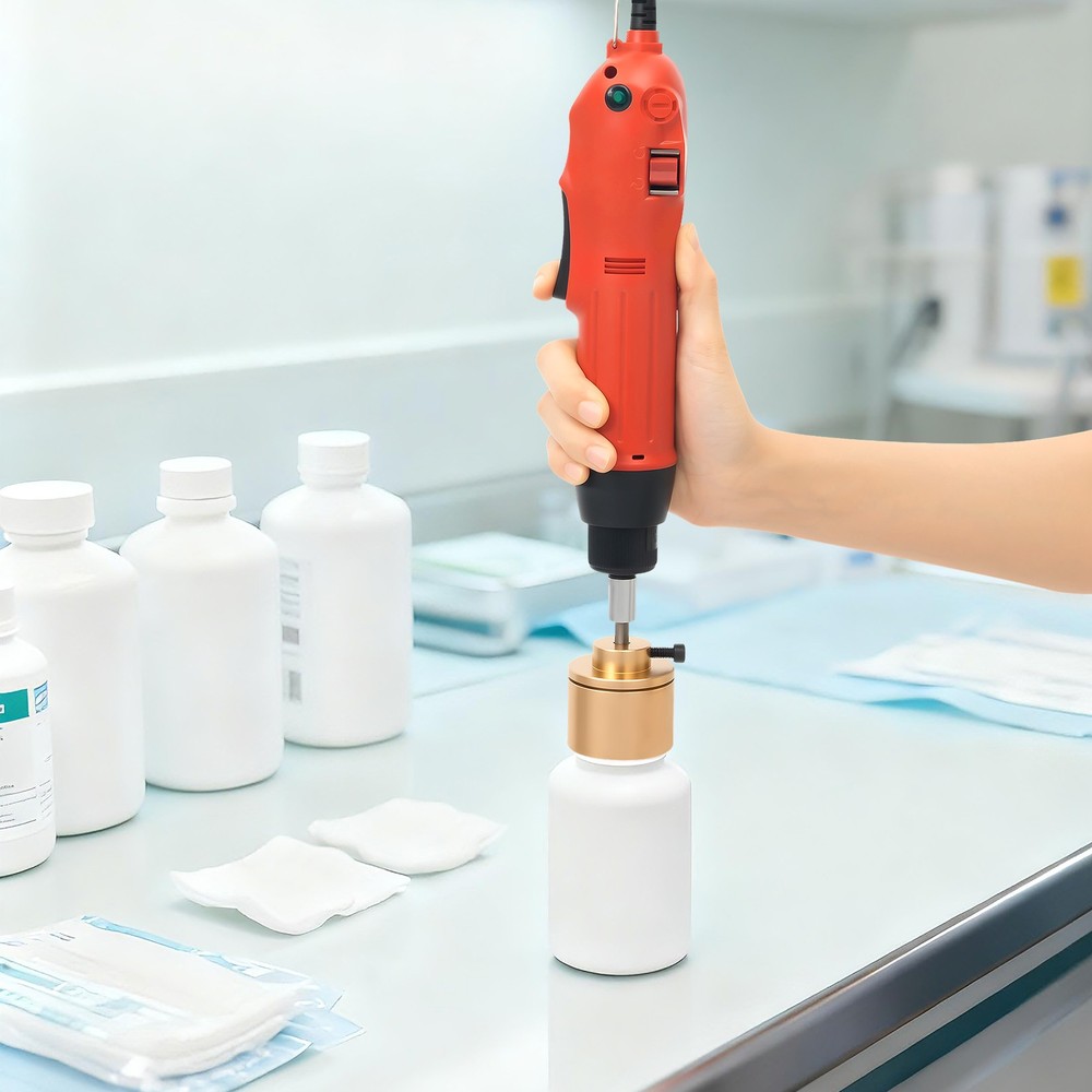 Electric Hand Held Bottle Capping Sealing Machine Handheld Screw Capper Sealer