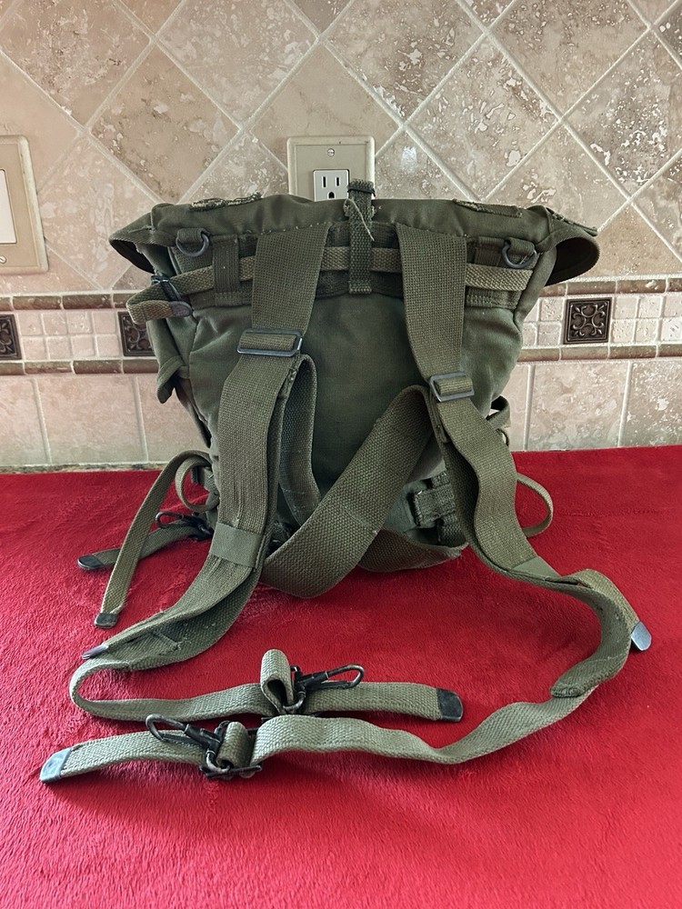 US WW2 Combat Field Upper Pack M1945 Laird Schober 1945 Dated