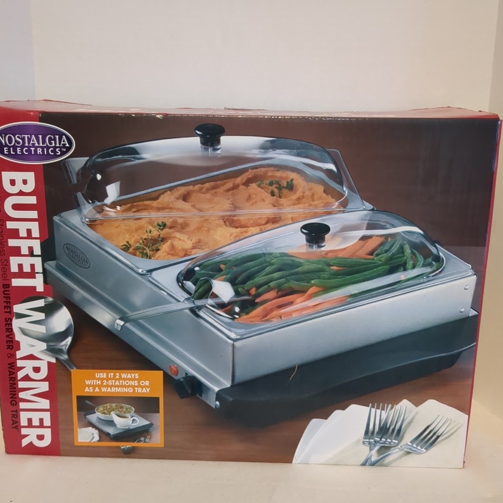 Nostalgia Electrics Buffet Warmer - Opened, NIB