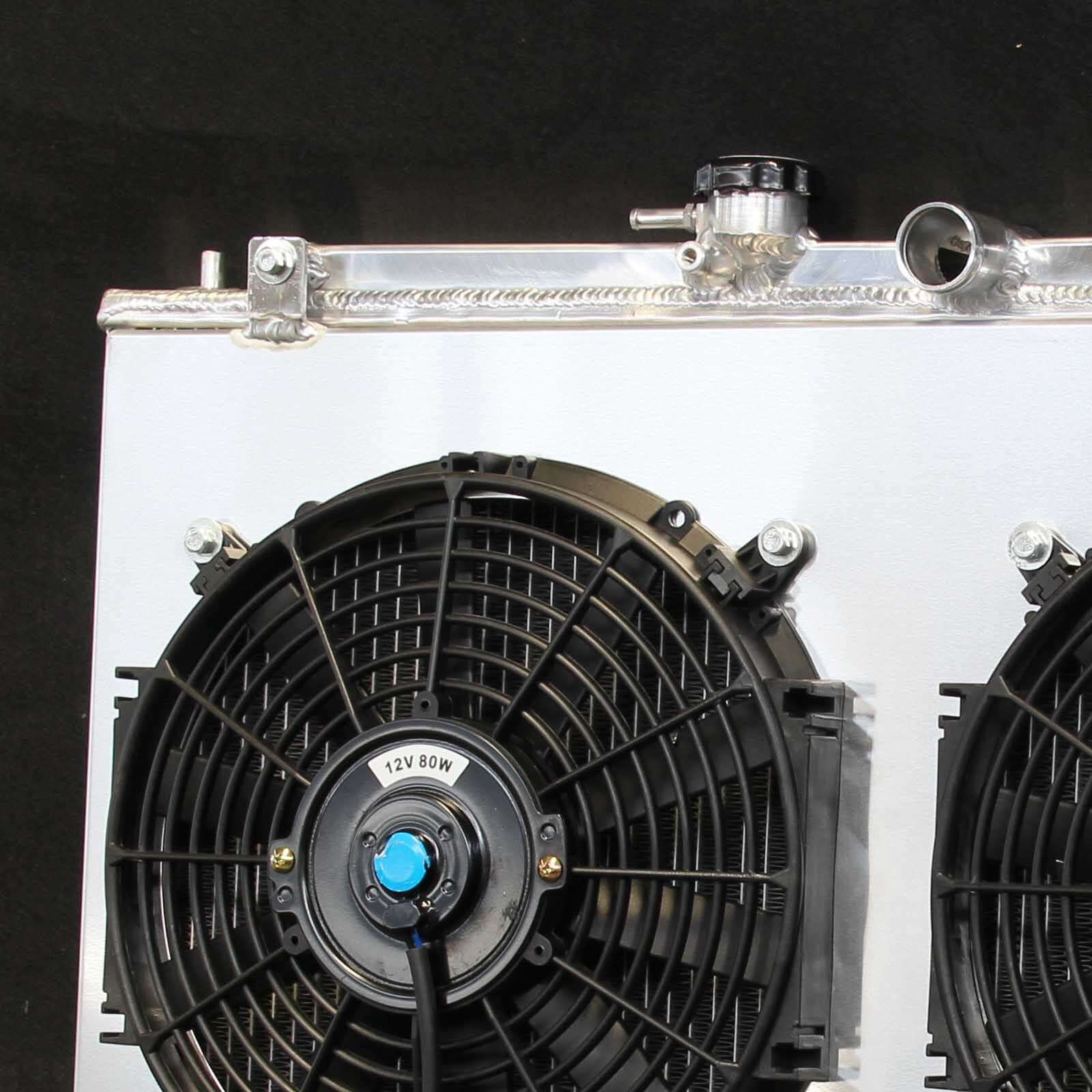 Aluminum 2Row Radiator With Fan Shroud For Acura 2001-2003 CL/TL 3.2L V6 2375 MT