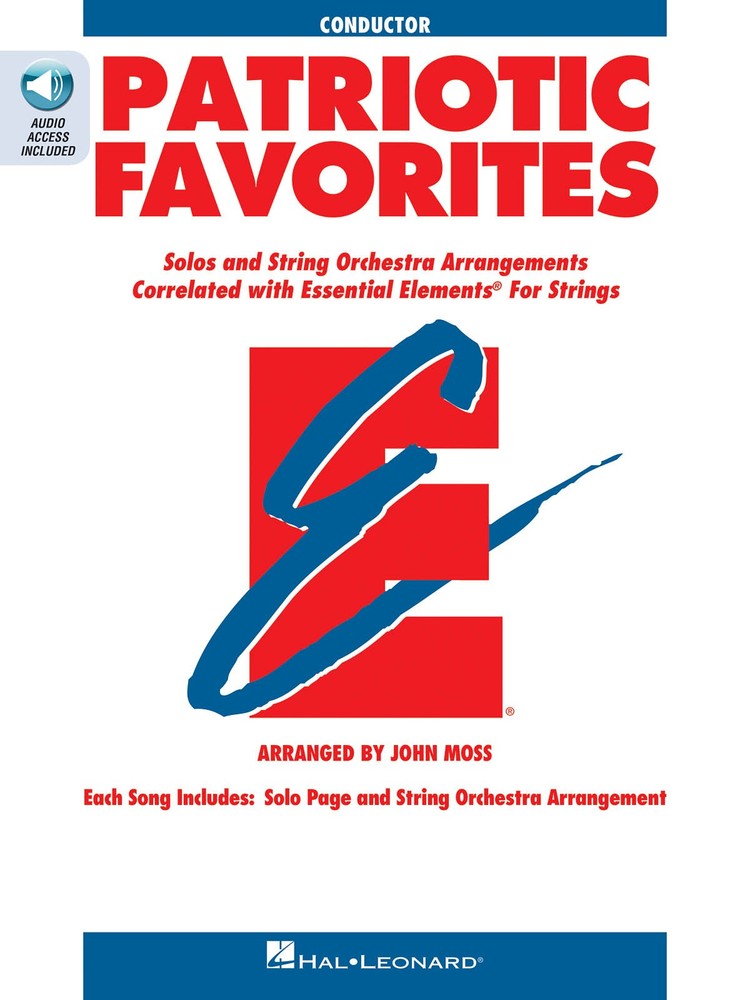 Patriotic Favorites for Strings Accompaniment CD for Essential Elements Method