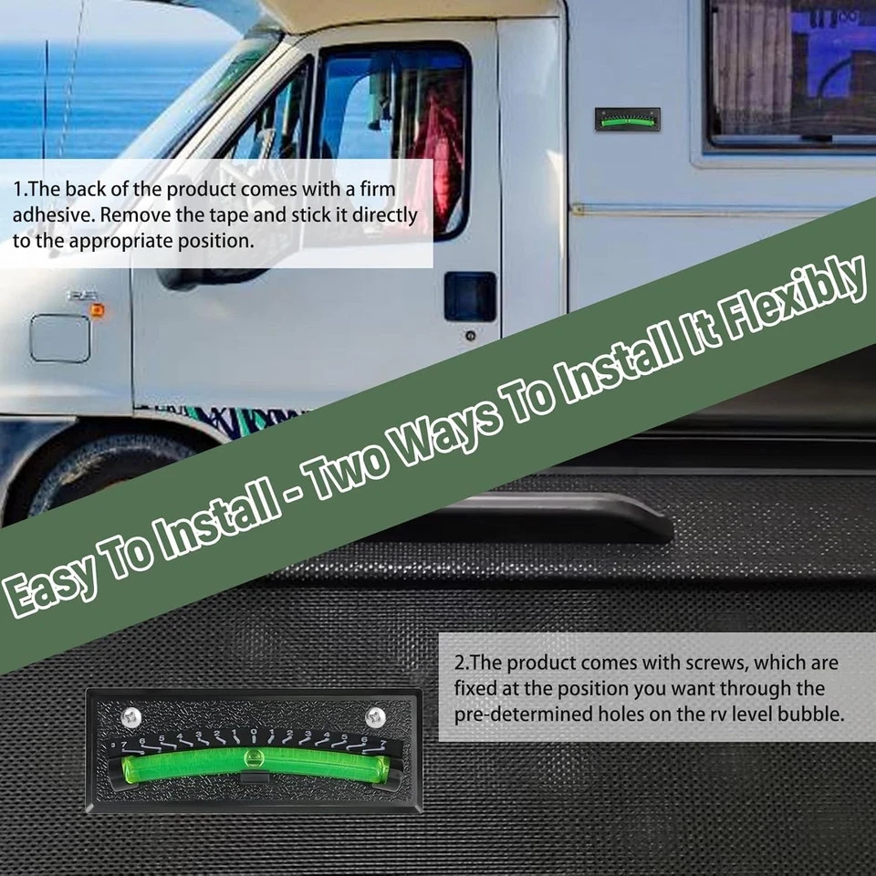 Rv Bubble Level Camper 2 Pack For Trailer Leveling Bubble,High...
