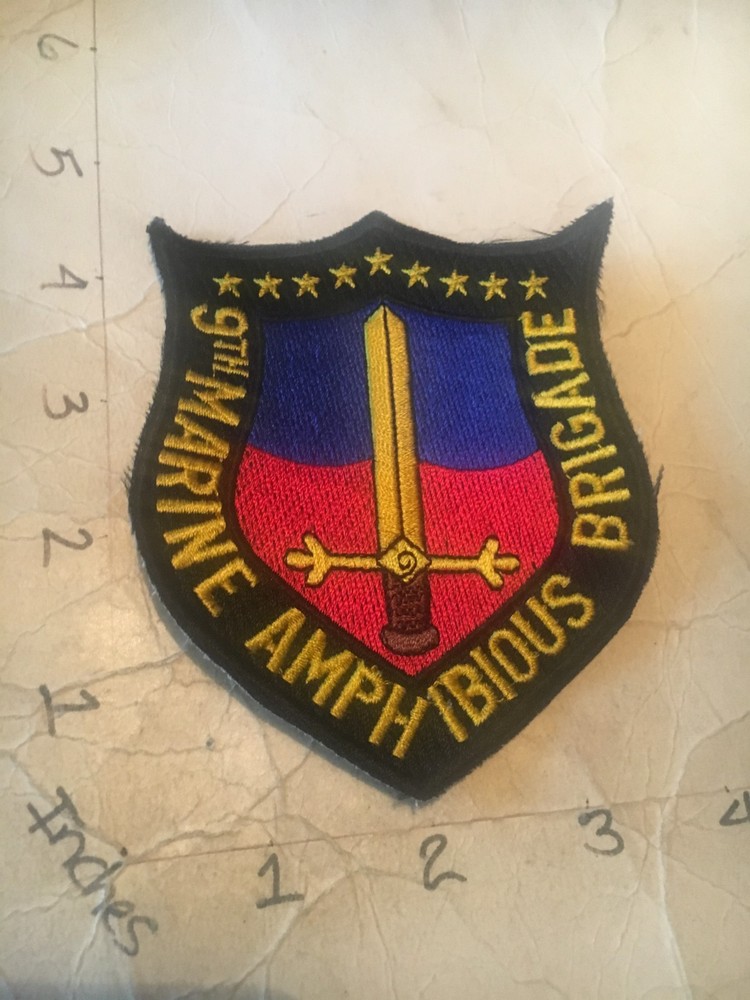 USMC US Marine Corps 9th Amphibious Brigade patch 7/21/25