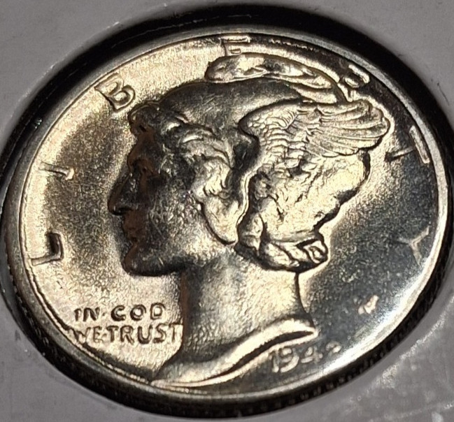 1942-D Mercury Dime