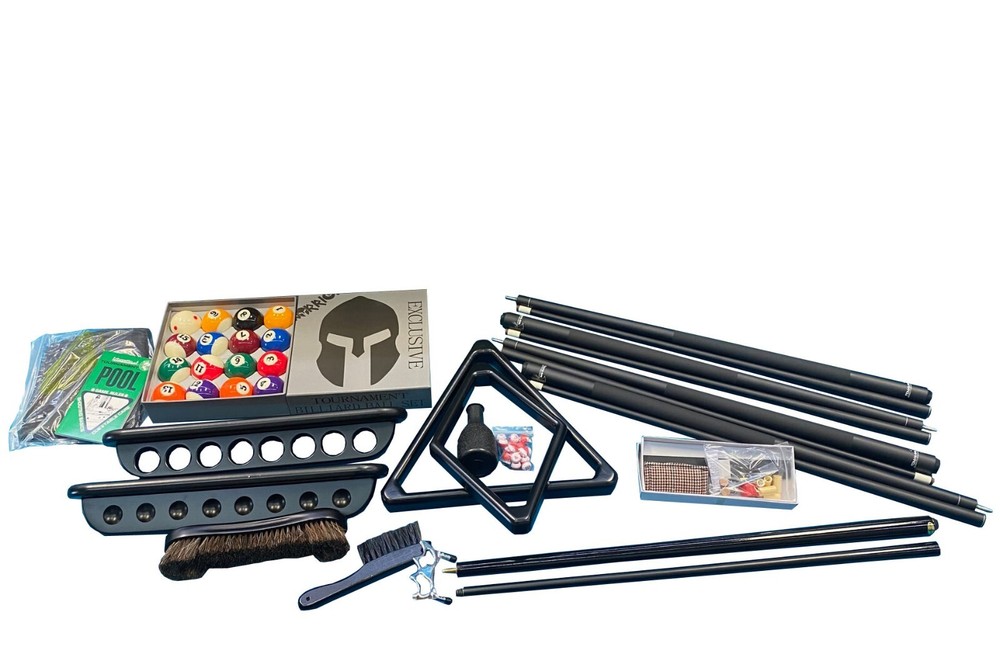 Pool Table Premium Grade Billiard Accessory Kit Pool Cue Sticks Bridge Ball Sets