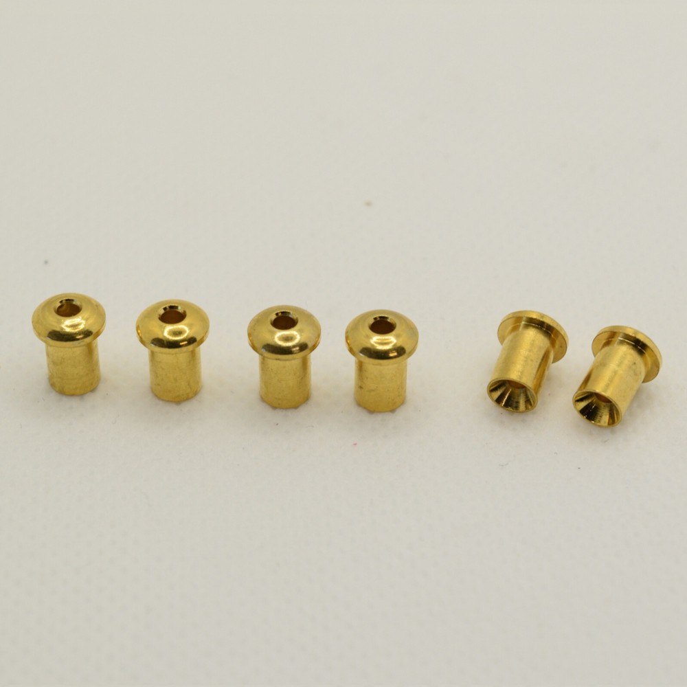 Top Mount String Ferrules Gold