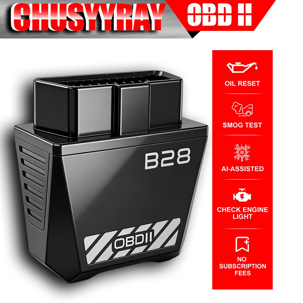 B28 OBD2 Bluetooth 5.1 OBDII Car Code Reader Scanner Diagnostic Tool Adapter