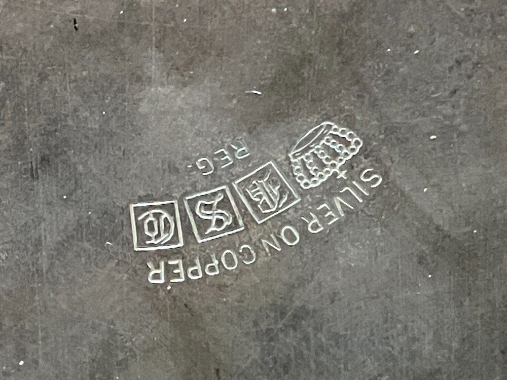 Birmingham Silver Co Silver Plate “Tilting” Tea Kettle Teapot