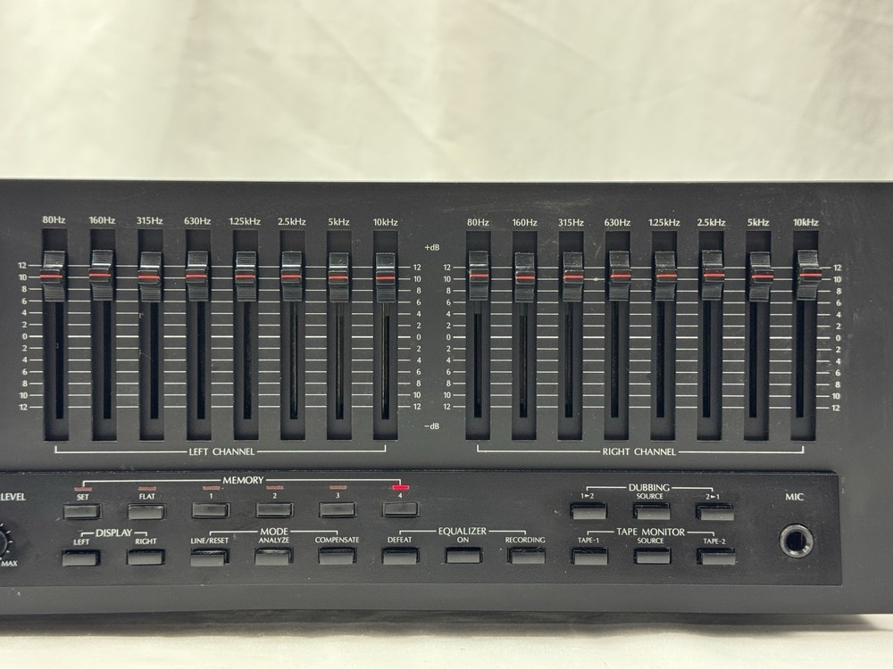 Sansui SE-9 Stereo Graphic Compu-Equalizer Black
