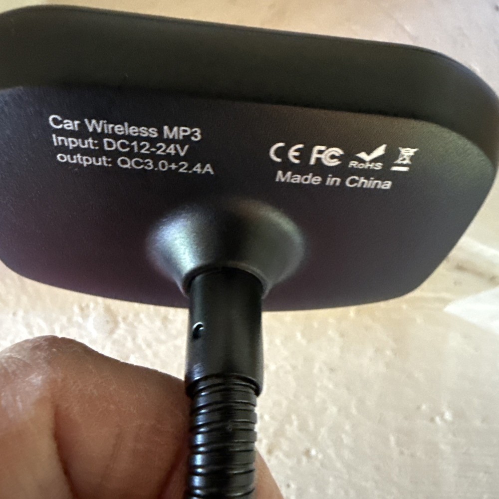 Upgraded Version Bluetooth FM Transmitter, Sumind Wireless Radio Adapter Car Kit