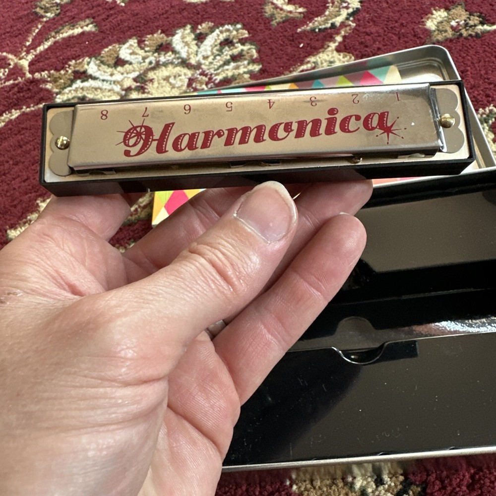 Robert Frederick Learn to Play Harmonica In Case & Instruction Manual