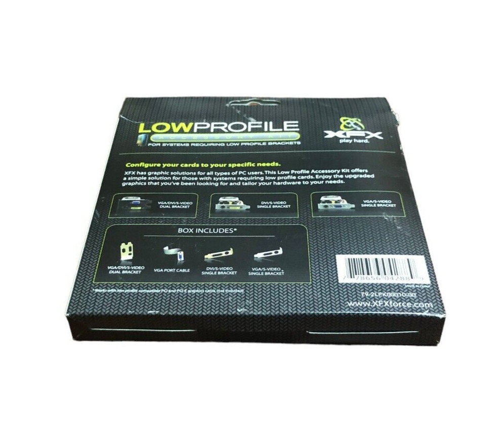 XFX MA-BK01-LP1K Low Profile Bracket Accessory Kit