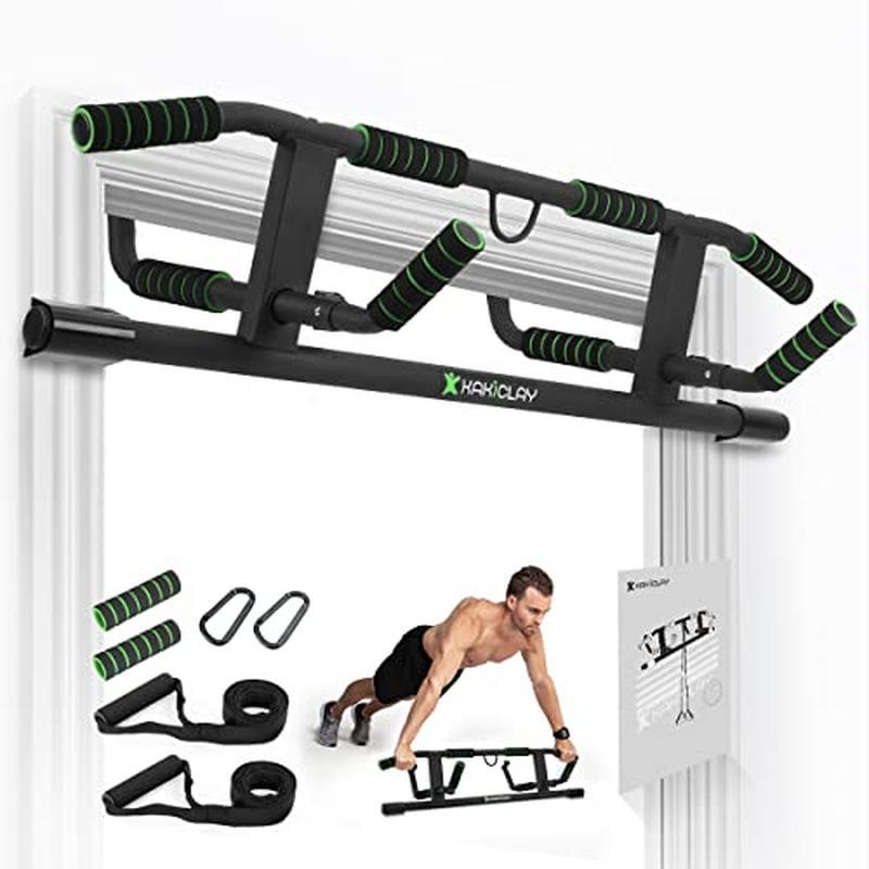 Multi-Grip Pull Up Bar with Smart Larger Hooks Technology for Gym Home Workout