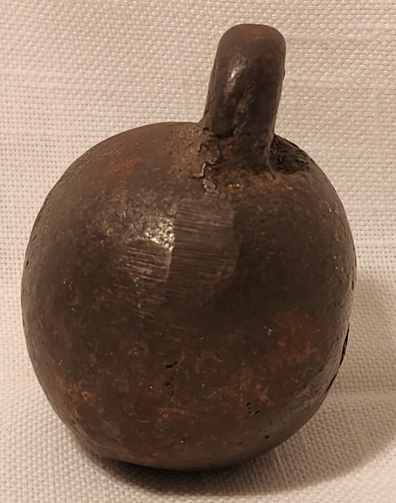 Antique Solid Cast Iron Measuring Weight 1lb 2.3oz