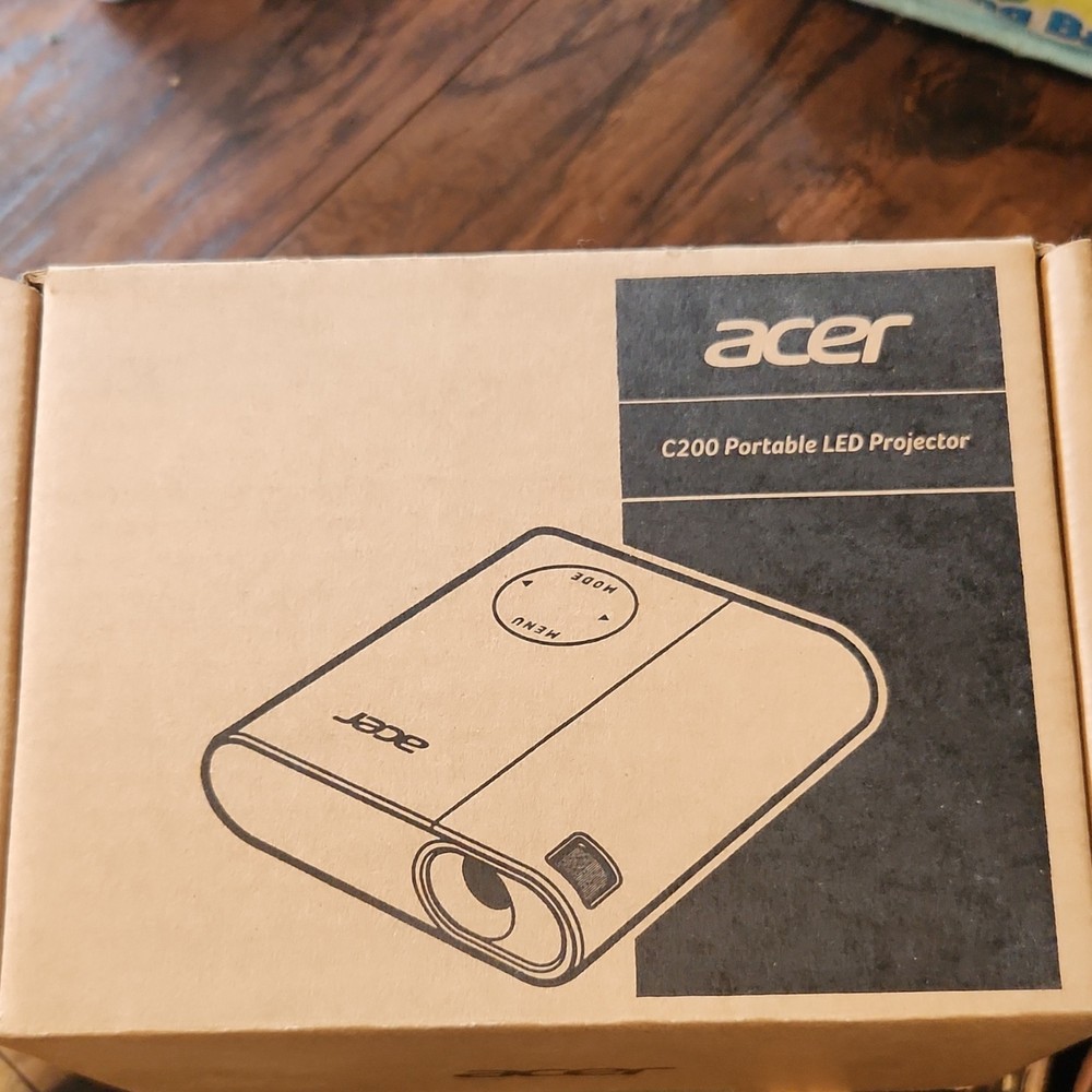Acer C200 Portable LED Projector Black Desktop