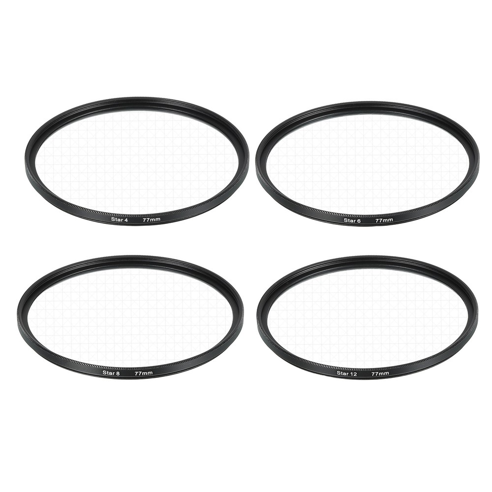 77mm Star Filter Starburst Filter Camera 4 Points 6 Points 8 Points 12 Points