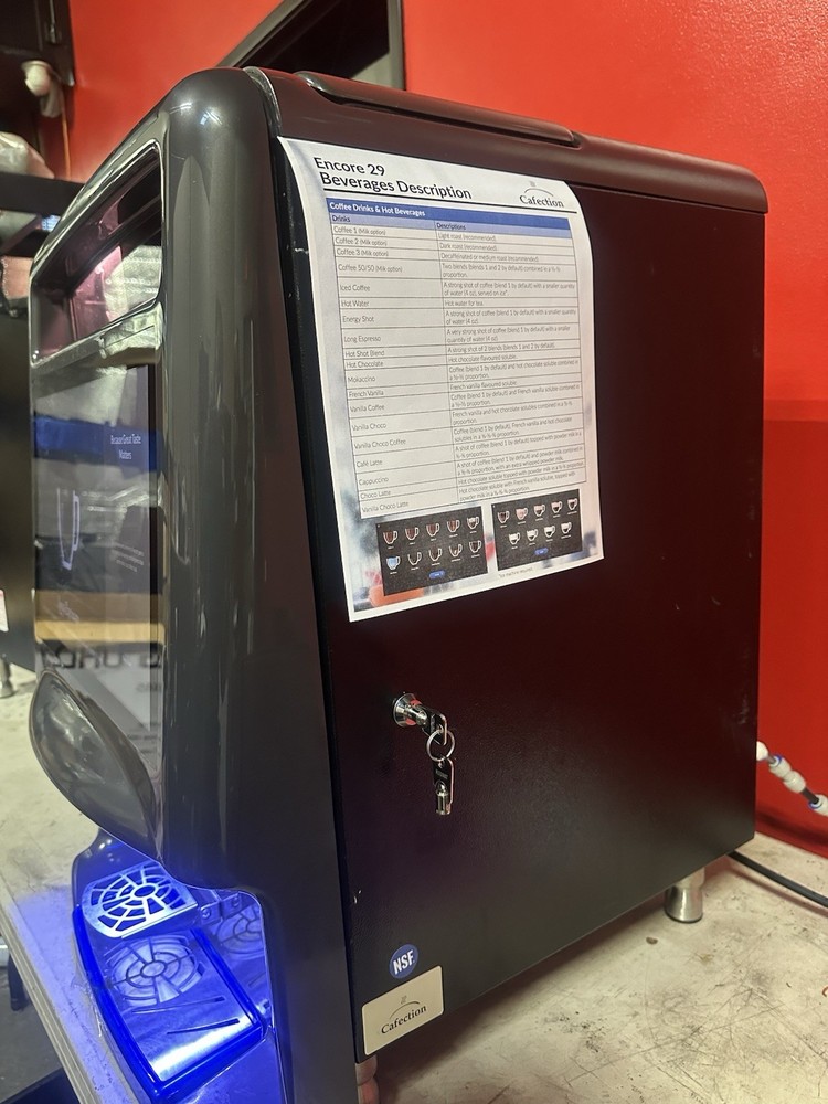 Cafection Encore 29 Bean to Cup Coffee Machine Fully Refurbished Plug & Play NSF