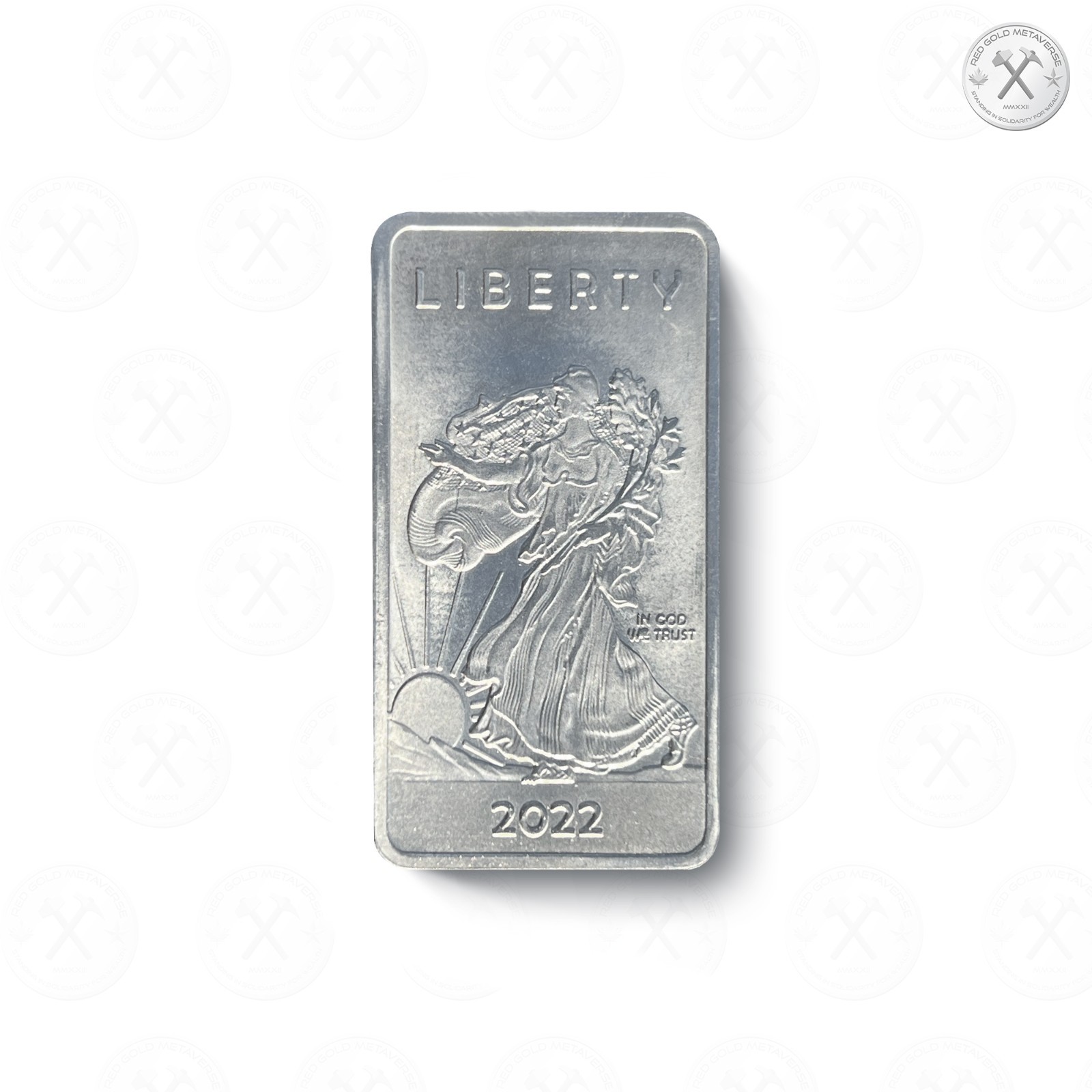 1 troy oz Nickel American Eagle 2022 Bullion Ingot Bar/1 oz .999 Pure Nickel Bar