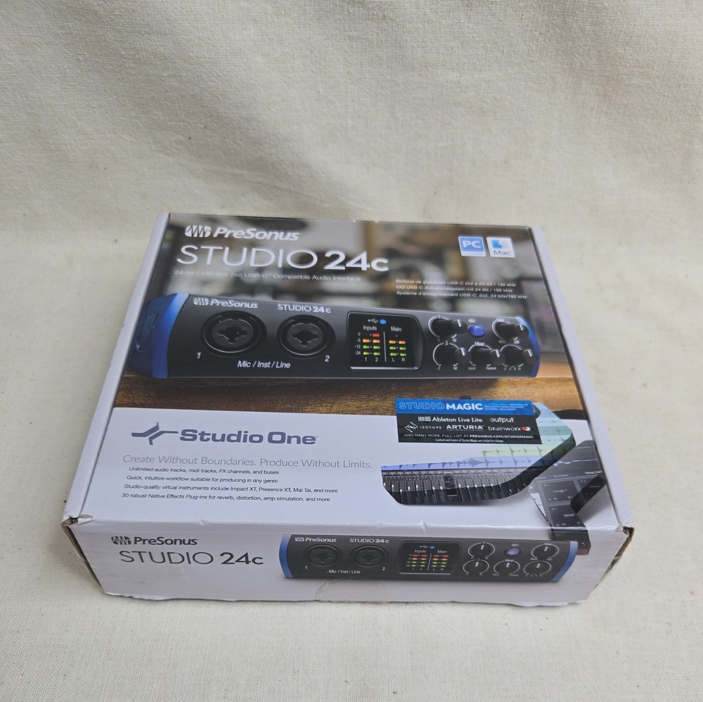 PreSonus Studio 24c Audio Recording Interface