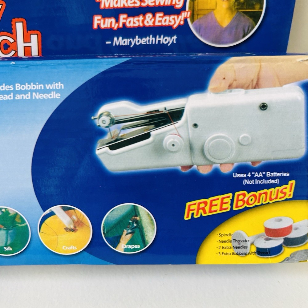 Handy Stitch Portable Cordless Handheld Mini Sewing Machine