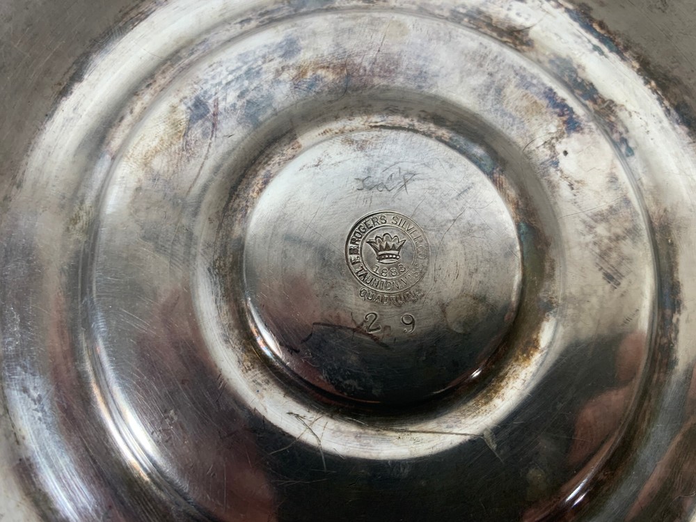 FB Rogers Silver Company Silverplate Casserole Dish 9"