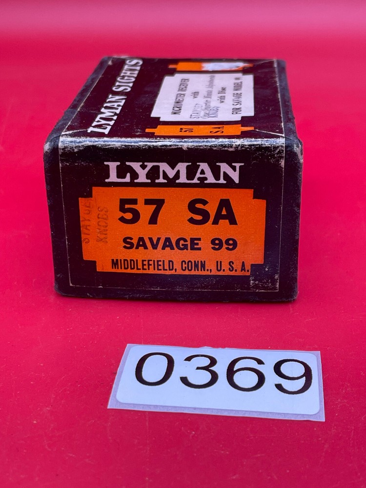 Lyman Peep Sight Box Only Savage Model 99 (#0369)