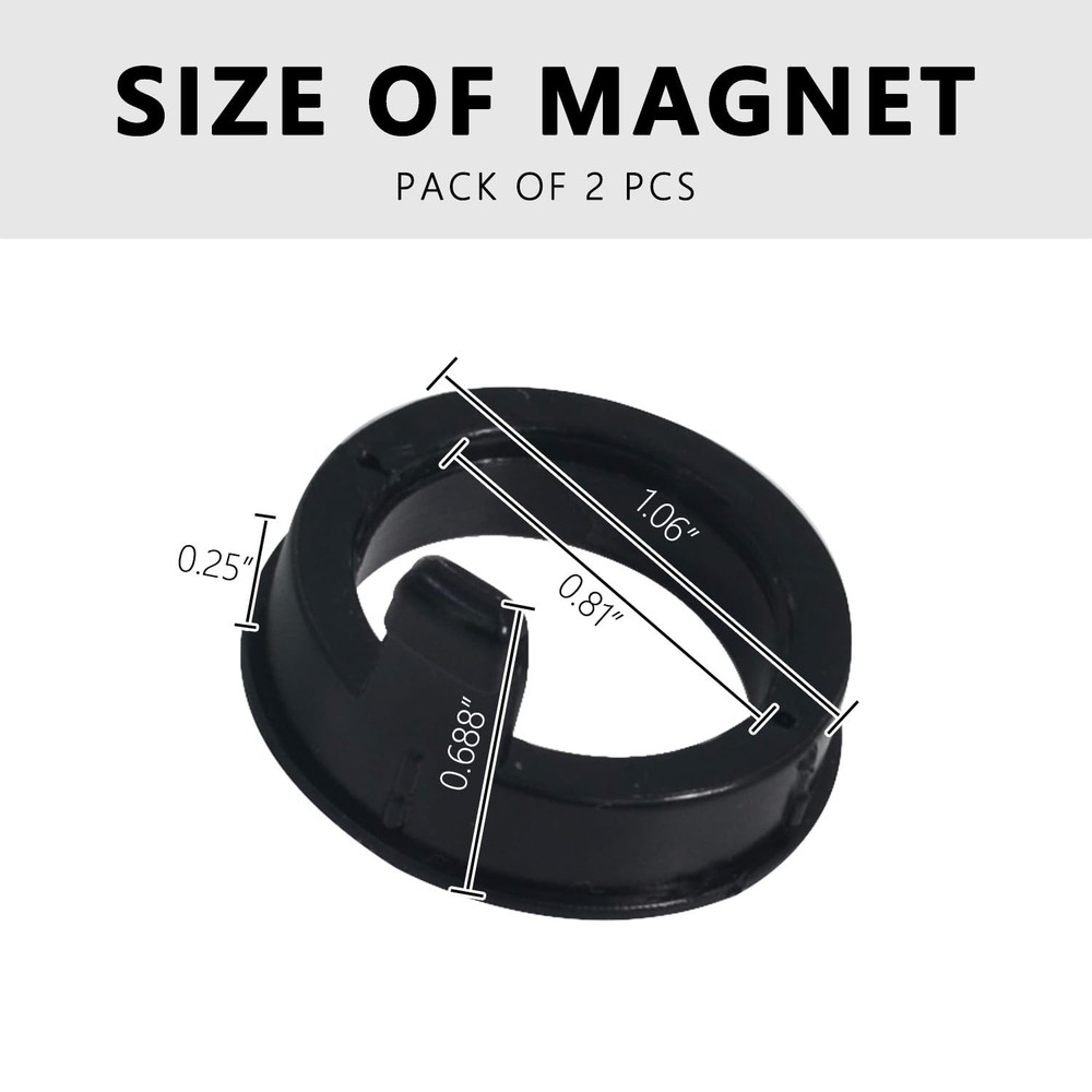 RP80977 Plumbing Magnet Replacement Compatible with Delta Kitchen black