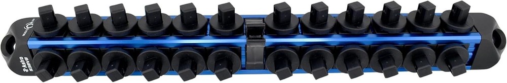 Astro 3/8" V12 Locking Magnetic Socket Organizer 24 Socket Blue