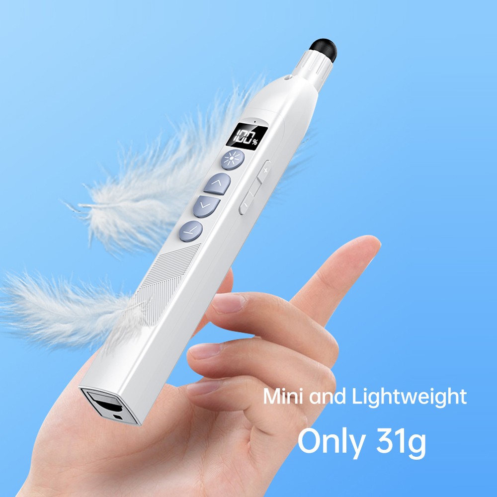 Wireless Presentation Pointer With Telescopic Stick Stylus Pen For UVSR