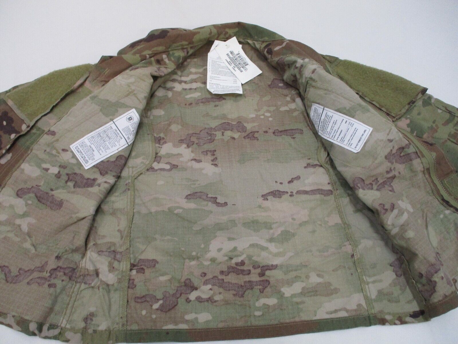 NEW US ARMY ISSUE OCP FRACU UNIFORM TOP X-SMALL/XX-SHORT COAT FLAME RESISTANT
