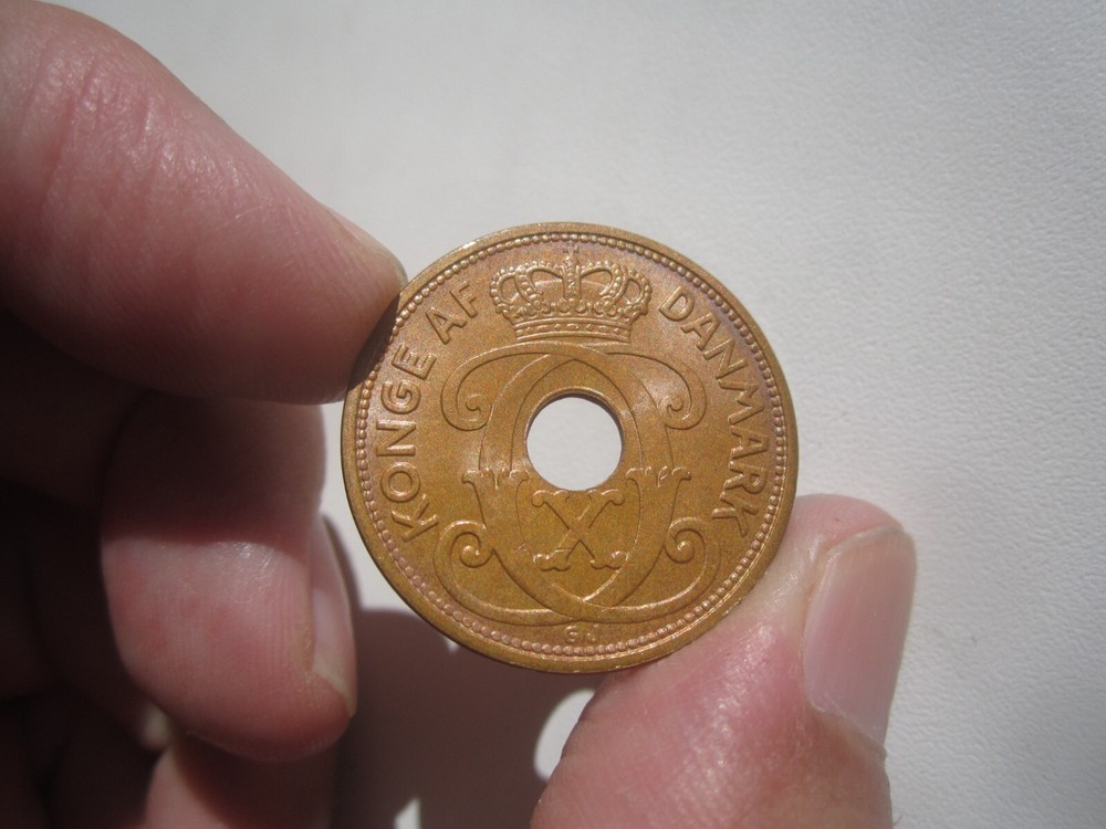 UNC 1937 DENMARK 5 ORE