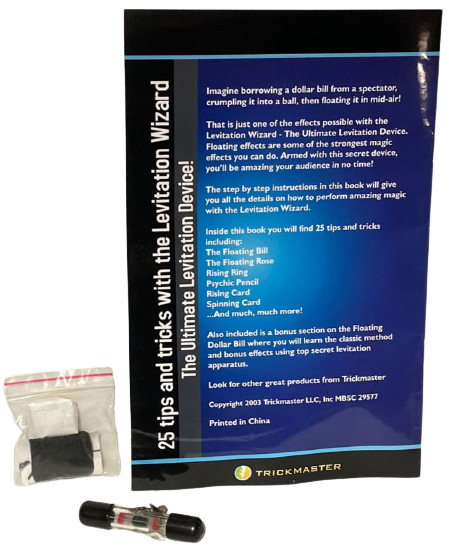 LEVITATION WIZARD DEVICE 25 Magic Tricks Kit ITR Invisible Floating Thread Bill