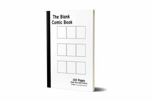 Blank Comic Book, 3 Panel Layout