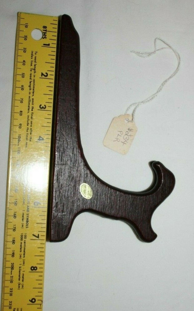 7" Hinged Rosewood Finish Display Easel