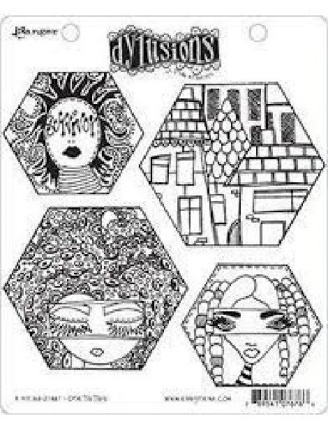 RANGER - DYLUSIONS - RUBBER STAMPS - A HEAD START