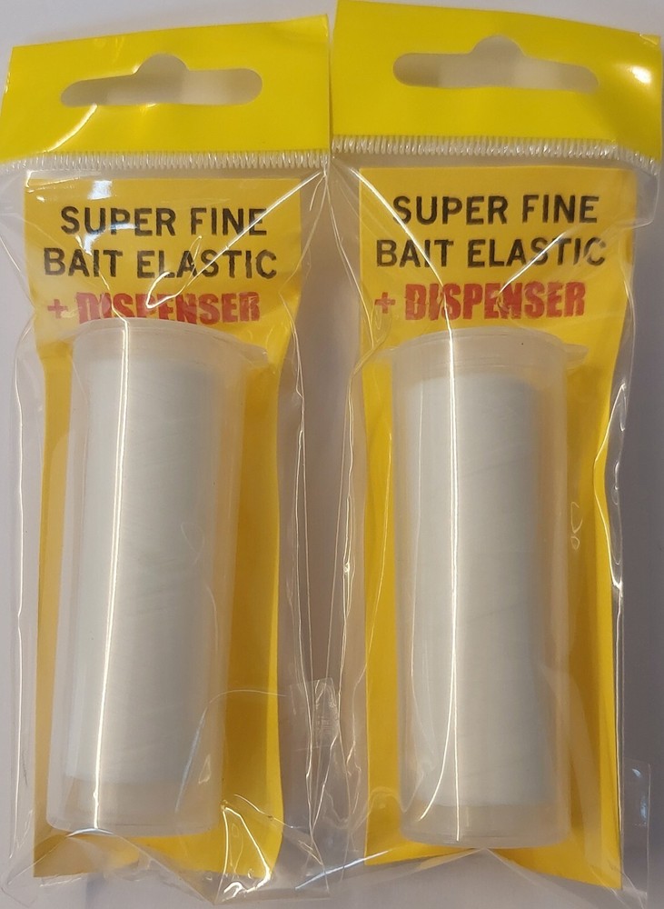 2 x BAIT ELASTIC AND DISPENSER