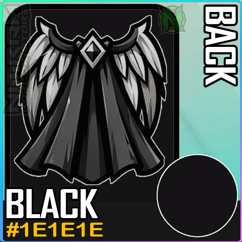 World Zero WZ - COSMETICS - #1E1E1E (BLACK) - BACK