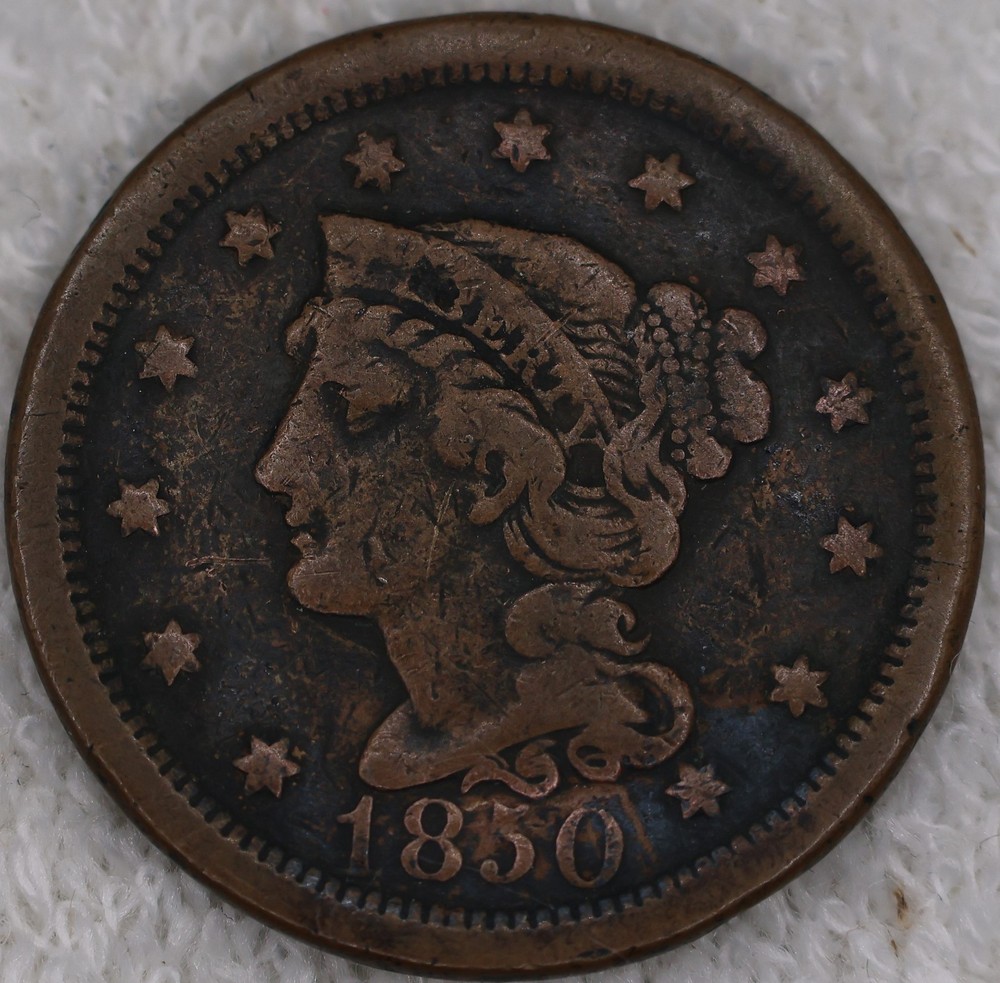 Large 1 Cent 1850