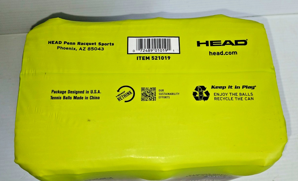 Penn Championship Extra-Duty For Hard Court Tennis Ball Pack 6 Cans 18 Balls New