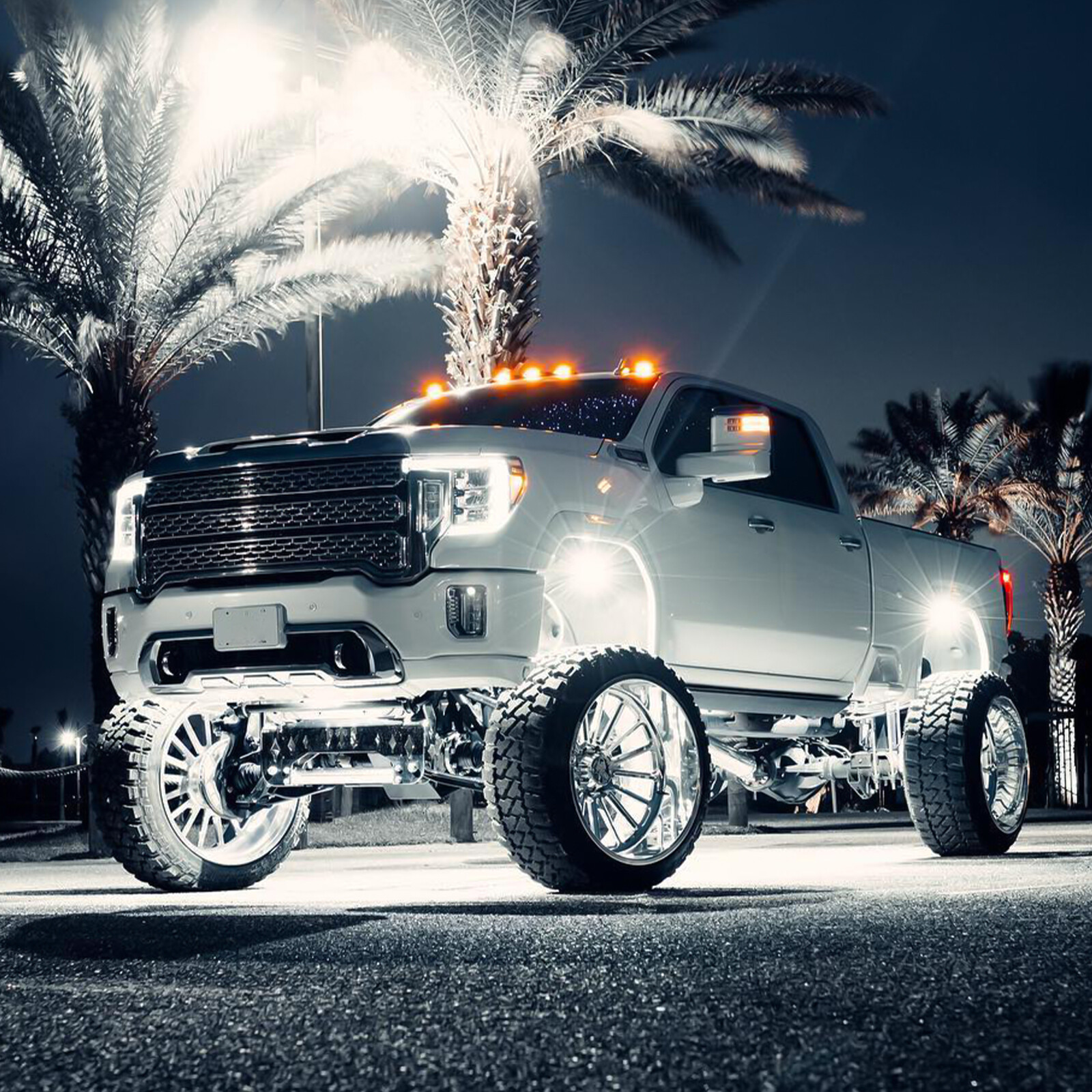 Pure White LED Rock Lights 8 Pods - Waterproof LED Underglow Underbody Light