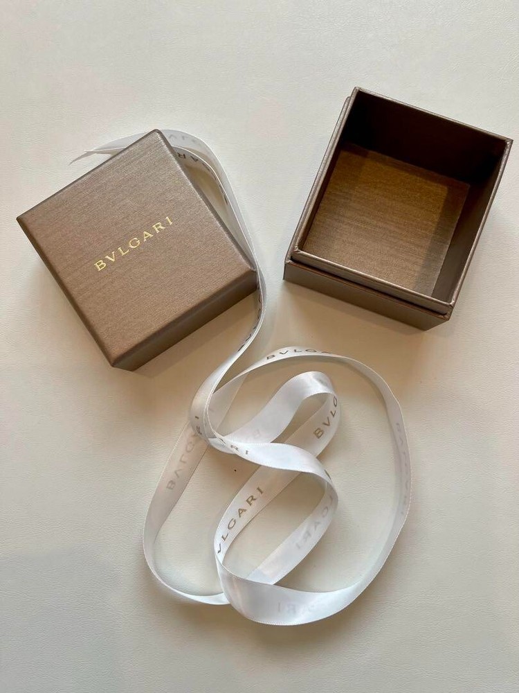 BVLGARI empty box with ribbon Used