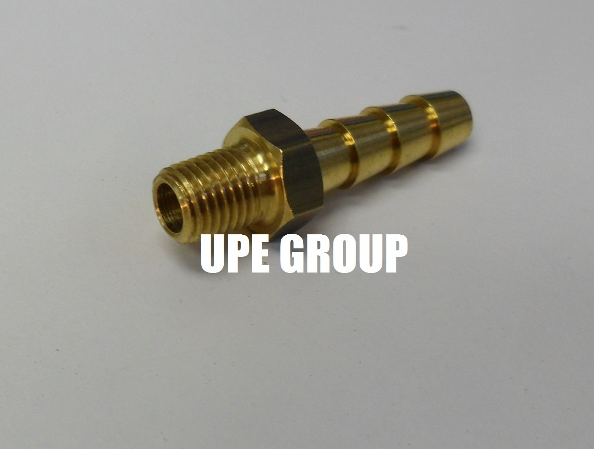 1/4 HOSE BARB X 1/16 MALE NPT Brass Pipe Fitting NPT Thread Gas Fuel Water Air