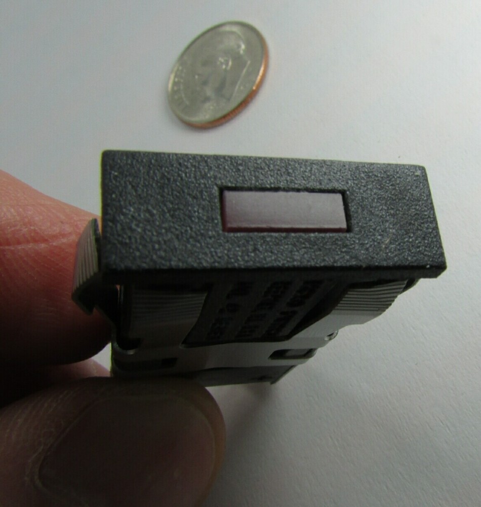 Micro Switch AML 42 Snap-In Rectangular Red Indicator Lights Panel Lamp 2.4 VDC
