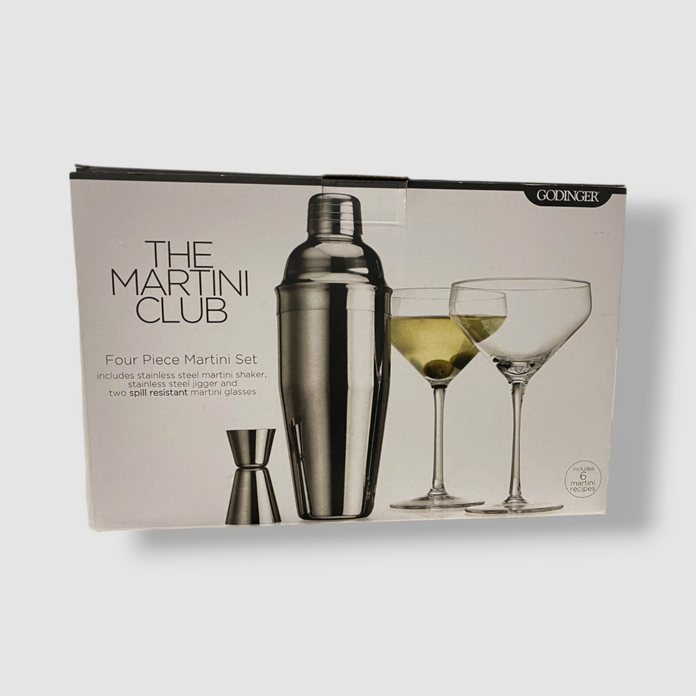 Godinger Silver Remington Martini Set