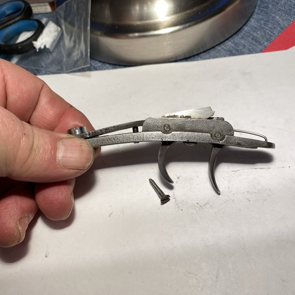 CVA Early Style Double Set Trigger Mountain Rifle Hawken Frontier missing spring
