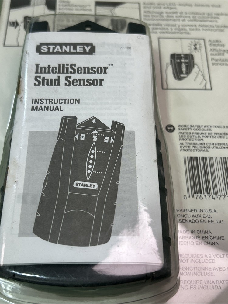 STANLEY IntelliSensor Plus Electronic Stud Finder Sensor Model 77-100