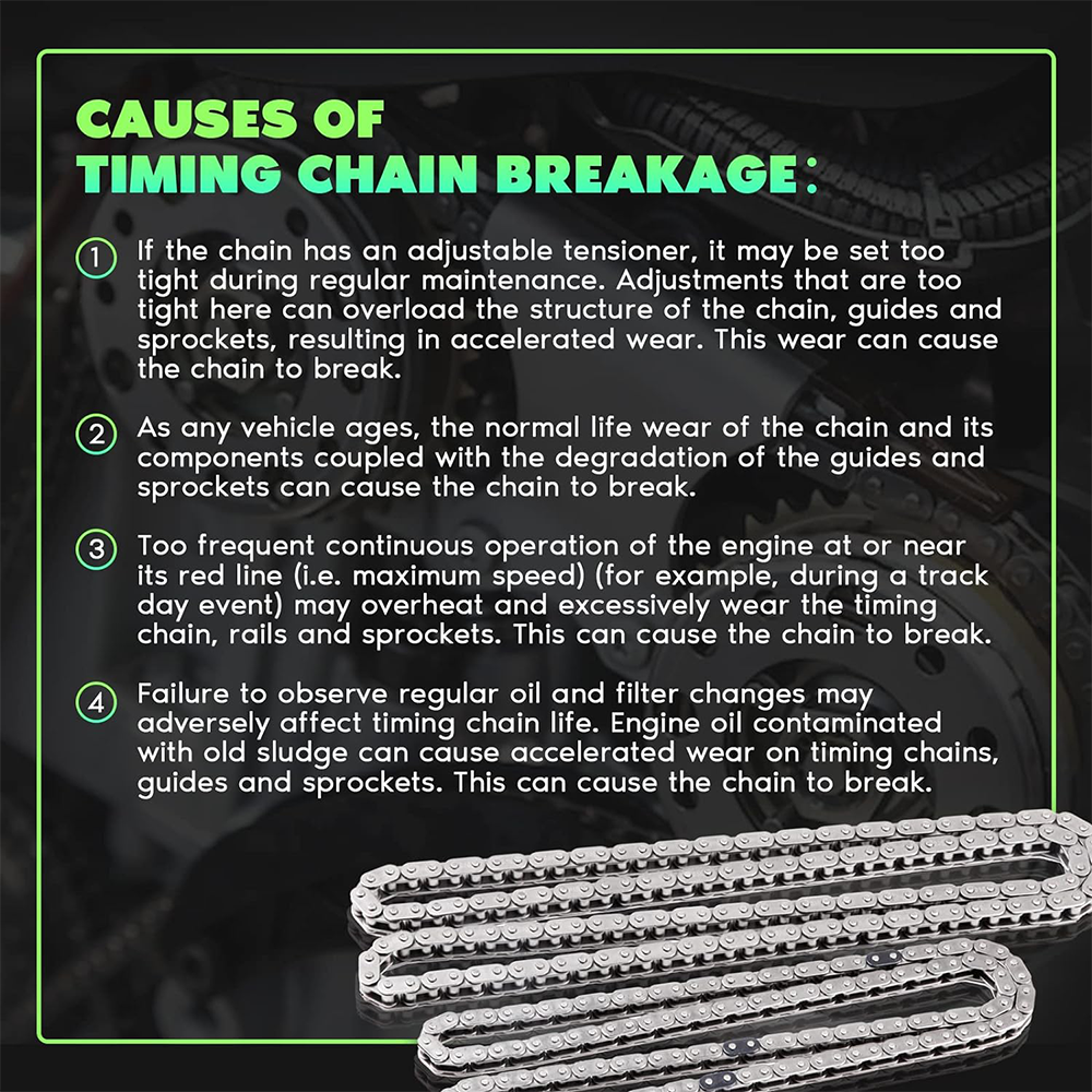 Timing Chain Kit for 08-13 Chevrolet Malibu 10-15 Equinox L4 2.4L DOHC 4-Door