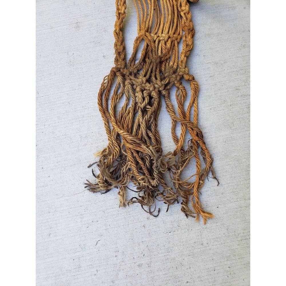 Vintage Macrame Owl